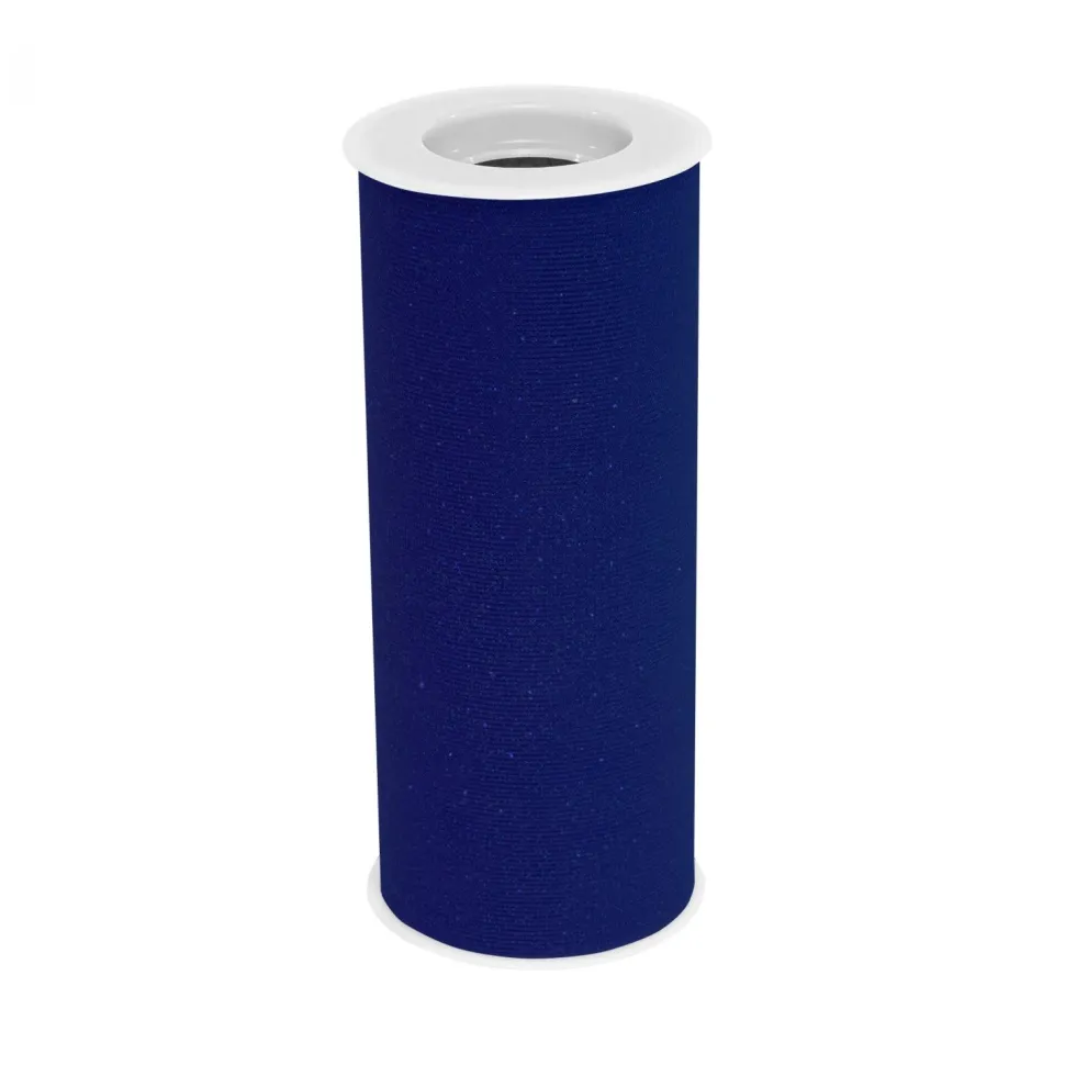 Decostar™ Glittered Tulle Rolls 6" x 25yds - Royal Blue