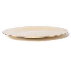 DecoStar™ Gold Glass Round Charger Plate 12.6