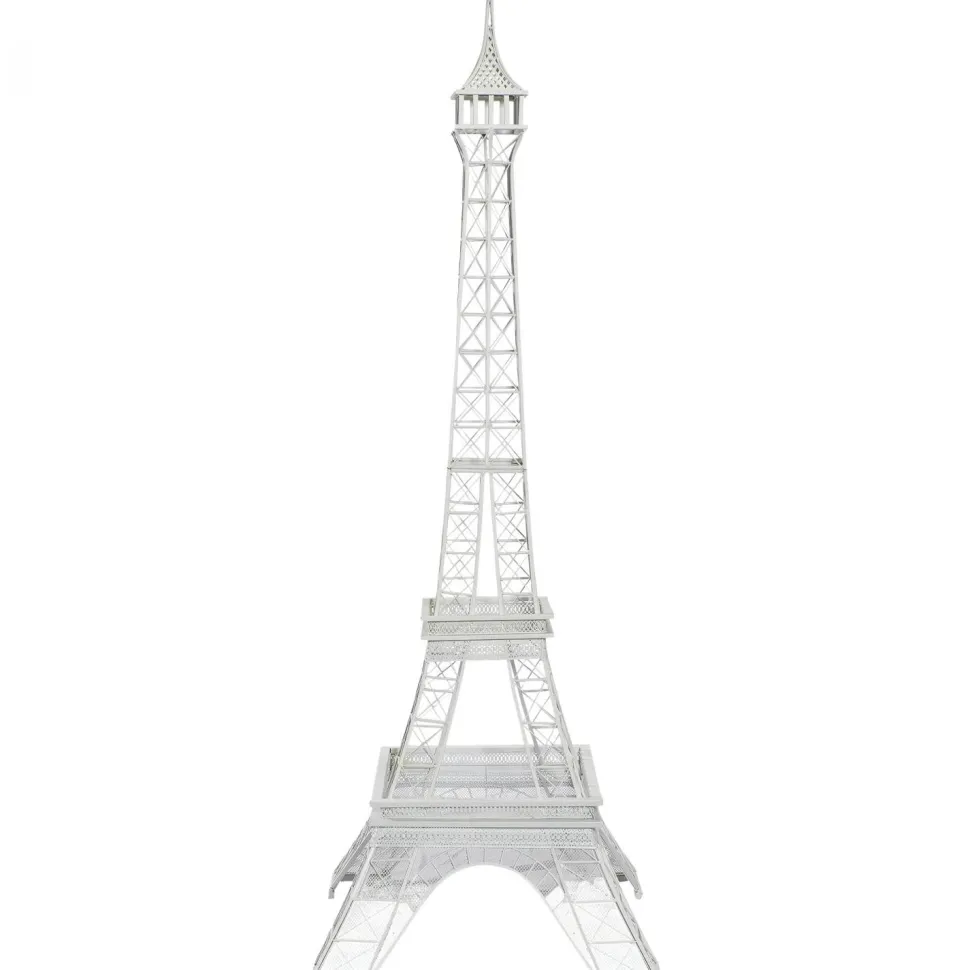 Decostar™ Grand Metal Eiffel Tower 9ft Tall - White