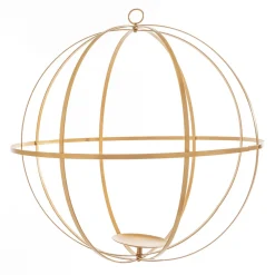 Decostar™ Hanging Floral Sphere 18" - Gold