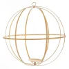 Decostar™ Hanging Floral Sphere 8" - Gold