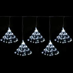Decostar™ 5 Head Firework String LED Lights - White