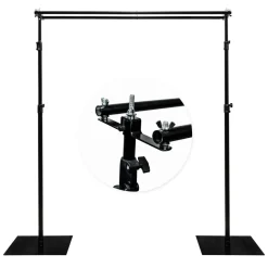 Decostar™ Heavy Duty Double Backdrop Stand 10ft