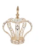 Decostar™ 8¾in Crystal Beaded Crown Centerpiece - Gold