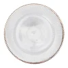 Decostar™ 13in Plastic Charger Plate - Rose Gold - 24 Pack