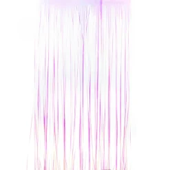 Decostar™ Iridescent Fringe Curtain 96" - Purple