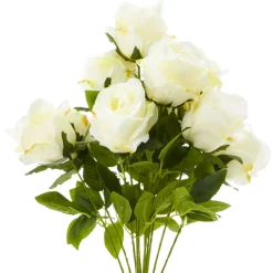 Decostar™ 23" Ivory Artificial Flower Bouquet