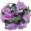 Decostar™ Large Flower Candle Rings 9" - 12 Pieces - Lavender