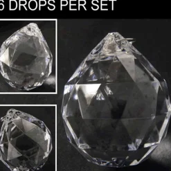 DecoStar™ Large Globe Acrylic Bead / Drop (Case of 6)