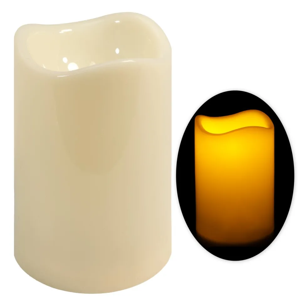 Decostar™ LED Flameless Flickering Candle 4½" - Box of 36