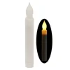Decostar™ LED Flameless Flickering Taper Candle 6½" 12pc/box - White