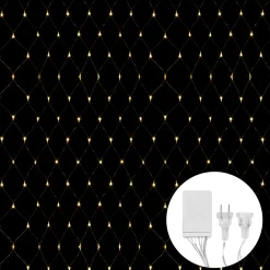 Decostar™ LED Net Lights 240LED Lights 9.8' x 6.6' - Warm White