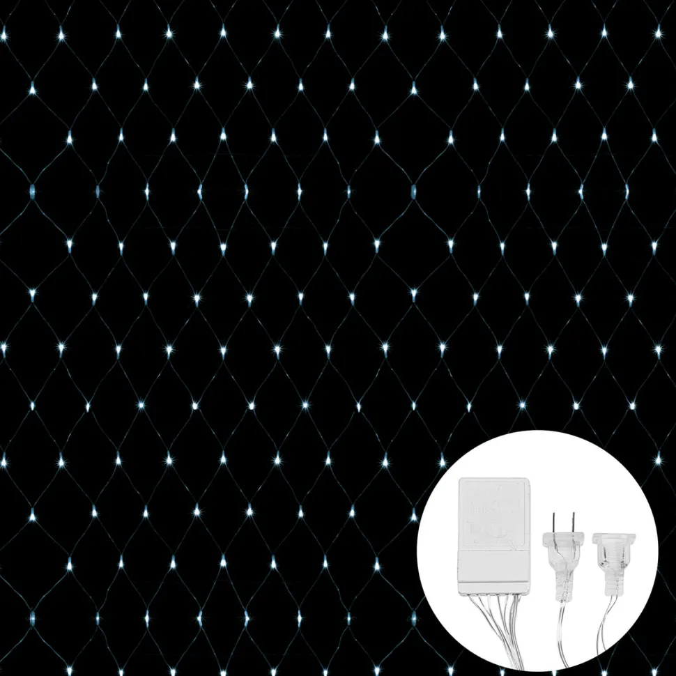 Decostar™ LED Net Lights 800LED Lights 20' x 10' - White