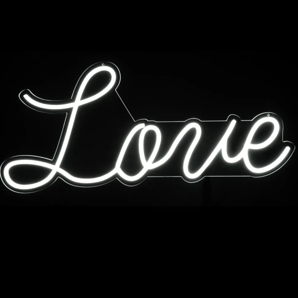 Decostar™ "Love" Neon Light Sign With Hanging Chain 27"