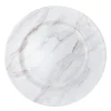 Decostar™ Marble Look Plastic Charger Plate 13" - 24 Pack
