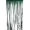Decostar™ Matte Foil Fringe Curtain 96" - Dark Green