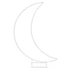 Decostar™ Metal Crescent Moon Arch Stand 29" x 78" - Silver