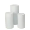 Decostar™ Metal Cylinder Pedestals Display 3pc/set - White