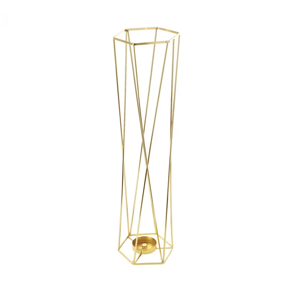 Decostar™ Metal Floral and Centerpiece Riser - 7½" x 28" - Gold