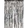 Decostar™ Metallic Curly Foil Fringe Curtain 96" - Black