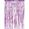 Decostar™ Metallic Curly Foil Fringe Curtain 96" - Purple