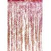 Decostar™ Metallic Curly Foil Fringe Curtain 96" - Red