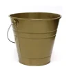 Decostar™ Metal Pail Bucket 5½ "- Gold - 12 Pieces