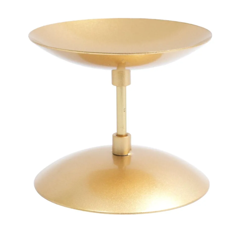 Decostar™ Metal Pillar Candle Holder 3" - Gold
