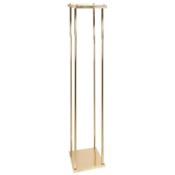 Decostar™ Metal Pillar Flower Stand 60" - Gold