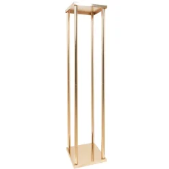 Decostar™ Metal Pillar Flower Stand 42" - Gold