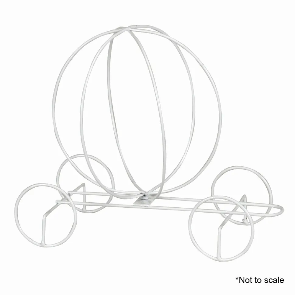 Decostar™ Metal Pumpkin Carriage Wire Centerpiece