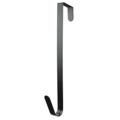 Decostar™ Metal Wreath Door Hanger 12" 2pc/set - Black