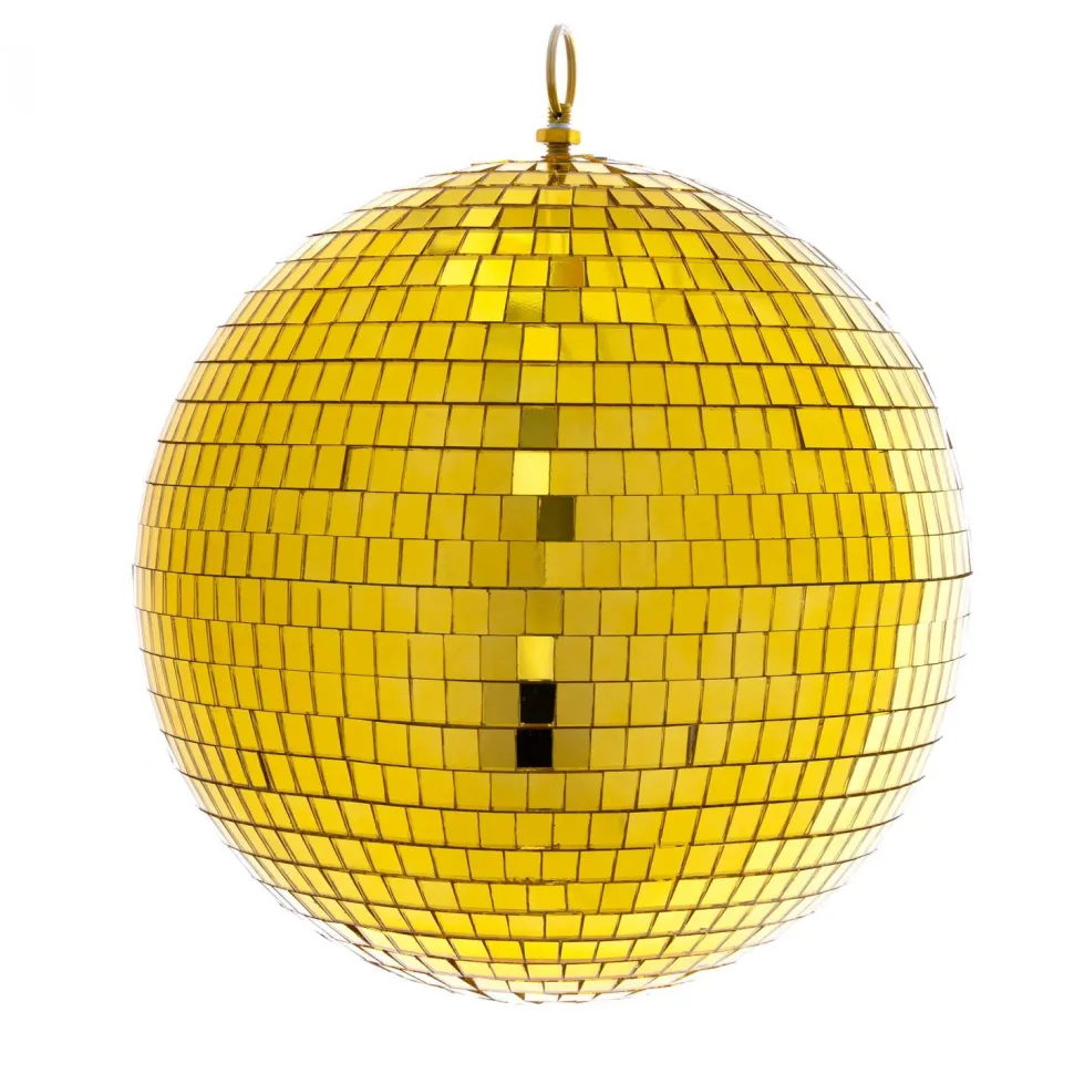 Decostar™ Mirror Disco Balls 12" - Gold