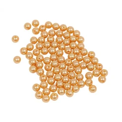 Decostar™ 10mm Craft Pearl Beads With Hole 454g/Bag - Gold