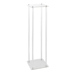 Decostar™ Modern Floral Riser 48" - Clear