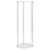 Decostar™ Modern Round Acrylic Floral Riser 24" - Clear