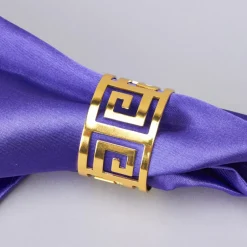 Decostar™ Napkin Ring 6pc/box - Gold