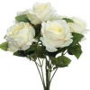 Decostar™ Open Cottage Rose 17 x 10" White