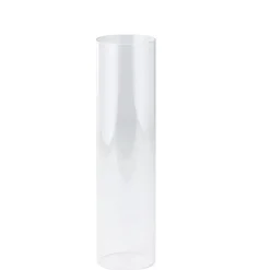 Decostar™ Open-Ended Glass Candle Shade Tube- 18" - 16 Pieces