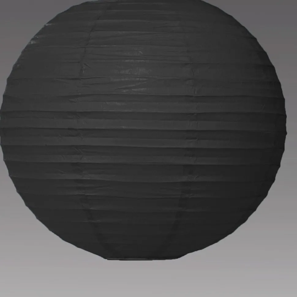 Decostar™ Paper Lantern 18" - Black - 24 Pieces
