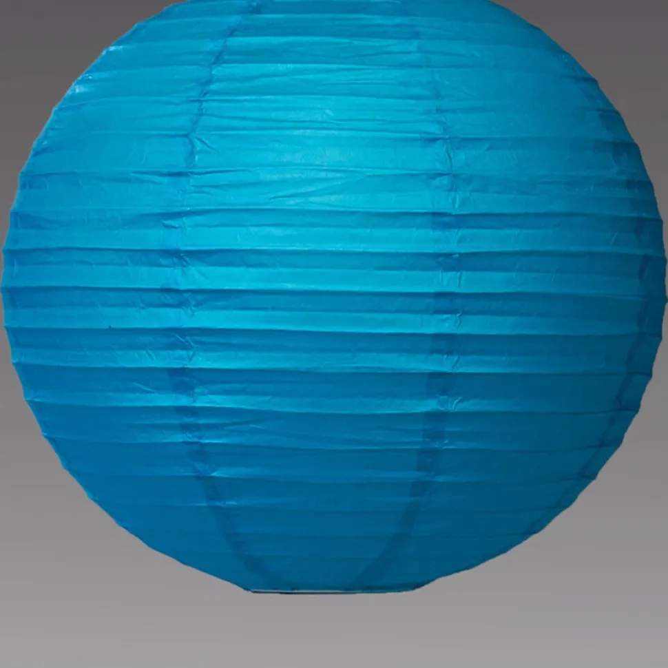Decostar™ Paper Lantern 18" - Turquoise - 24 Pieces