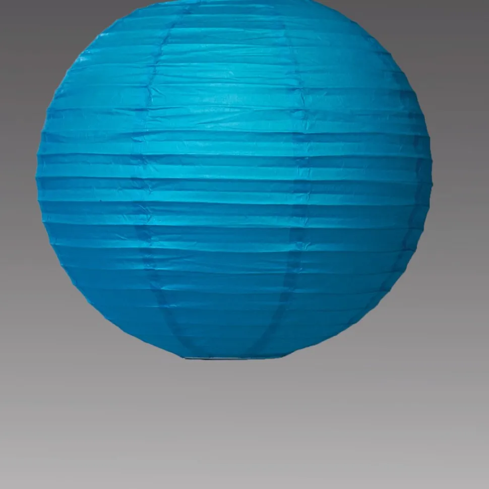 Decostar™ Paper Lantern 14" - Turquoise - 36 Pieces