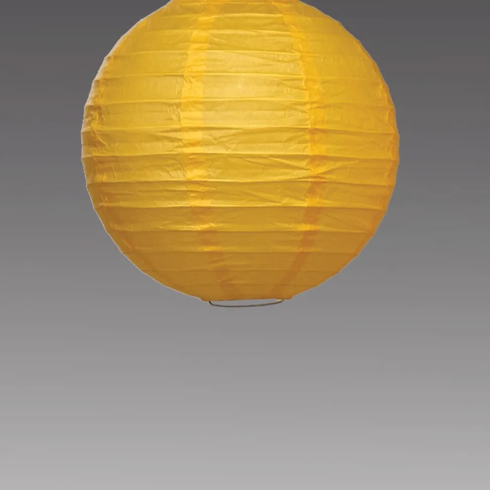 Decostar™ Paper Lantern 8" - Yellow - 36 Pieces