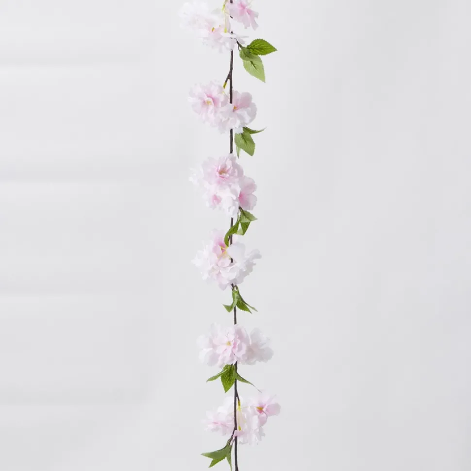 Decostar™ Pink 68" Artificial Flower Garland