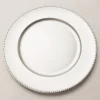 Decostar™ Plastic Charger Plate 13"- Matte Spray Finish - Silver - 24 Pieces