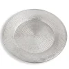Decostar™ 13" Plastic Charger Plate - F - 24 Pack - Silver