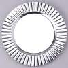 Decostar™ Plastic Charger Plate 13"- Shiny Foil Finish - Silver - 24 Pieces