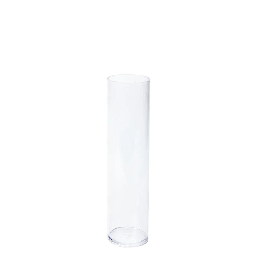 Decostar™ Plastic Cylinder Container 15" - 12 Pieces - Clear
