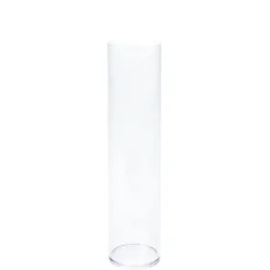 Decostar™ Plastic Cylinder Container 19 " - 8 Pieces - Clear