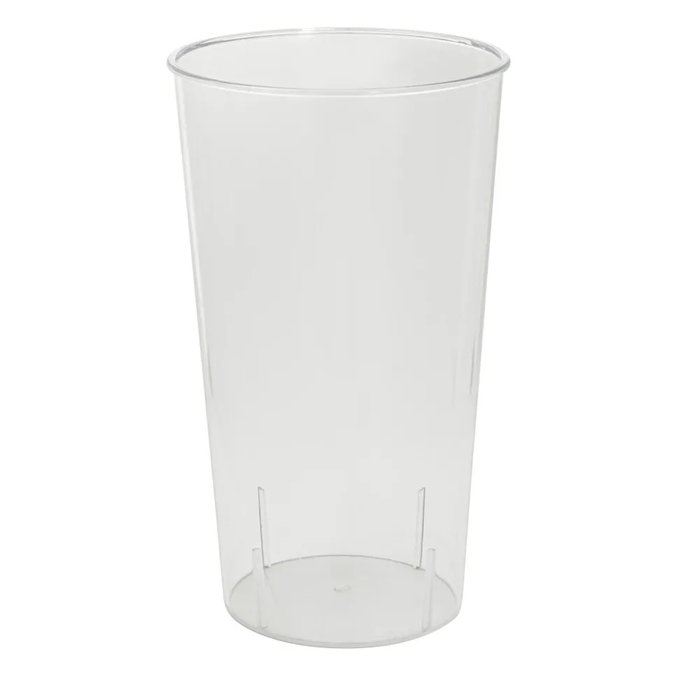 Decostar™ Plastic Cylinder Vase 12" - Clear